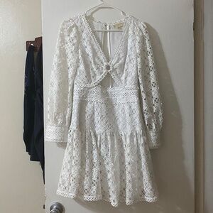 Michael Kors White Lace Dress